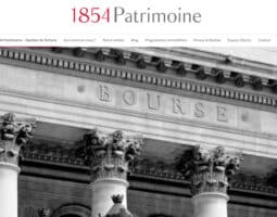 1854 Patrimoine, gestion de patrimoine