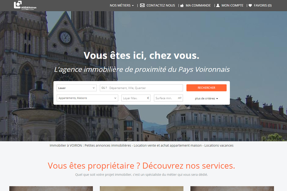 AGDA Voiron, agence immobilière