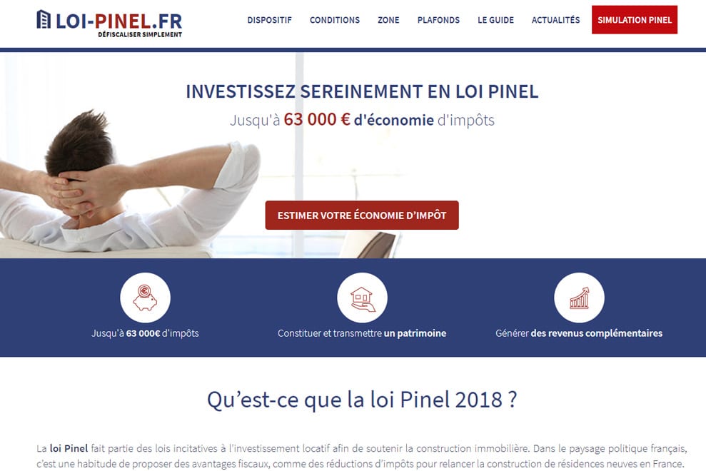 Loi Pinel, investissement locatif