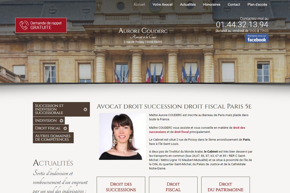Me Aurore Couderc, avocat fiscaliste