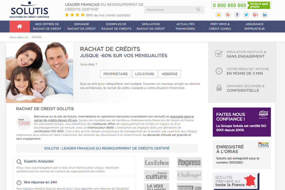 Solutis, rachat de crédits