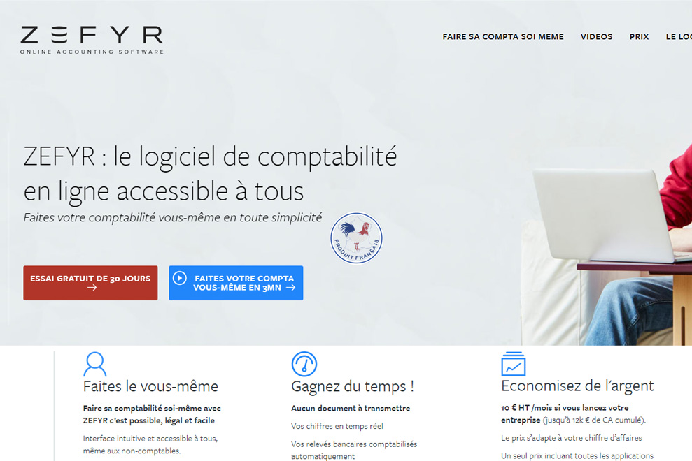 ZEFYR, logiciel de comptabilité en ligne
