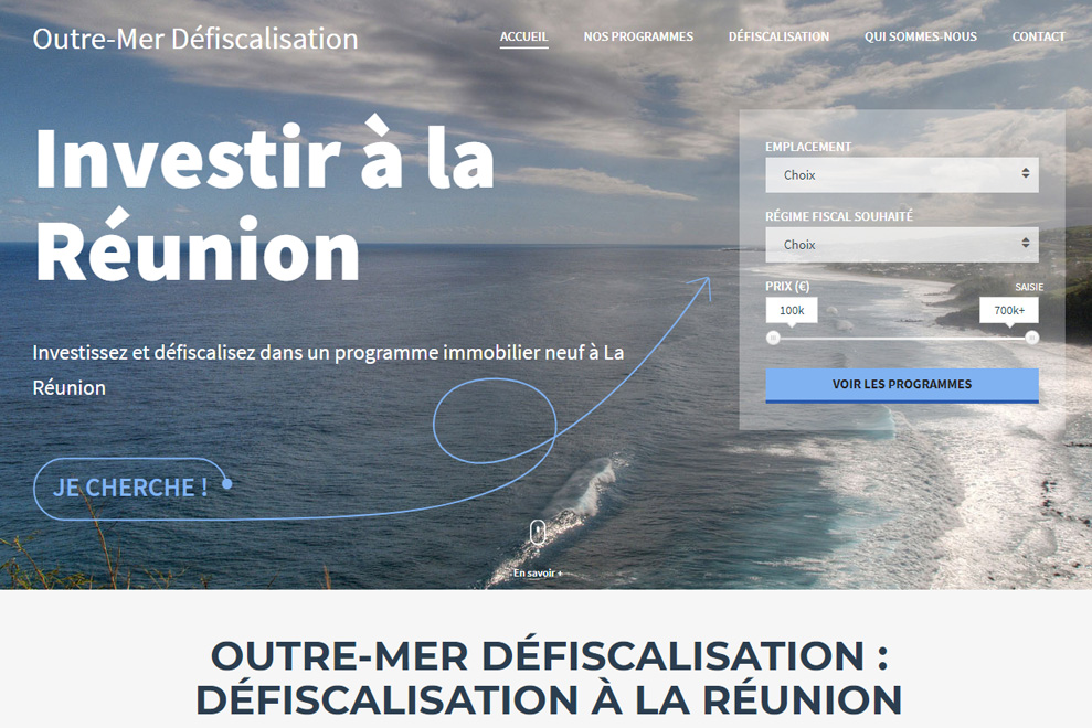 Outre-Mer Défiscalisation, défiscalisation immobilière