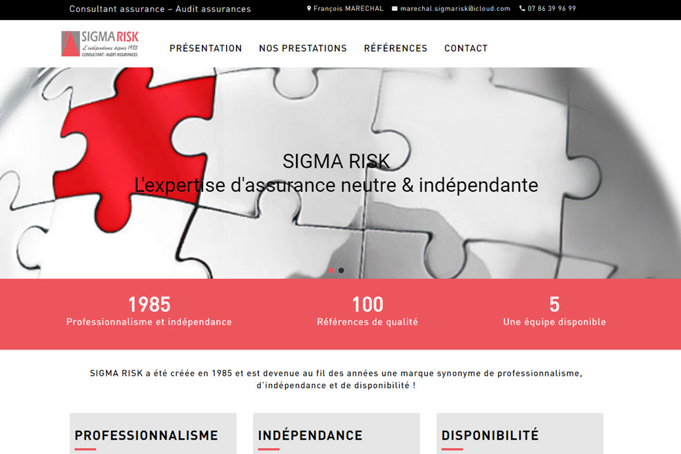 Sigma Risk Consultants, audit et conseil en assurances
