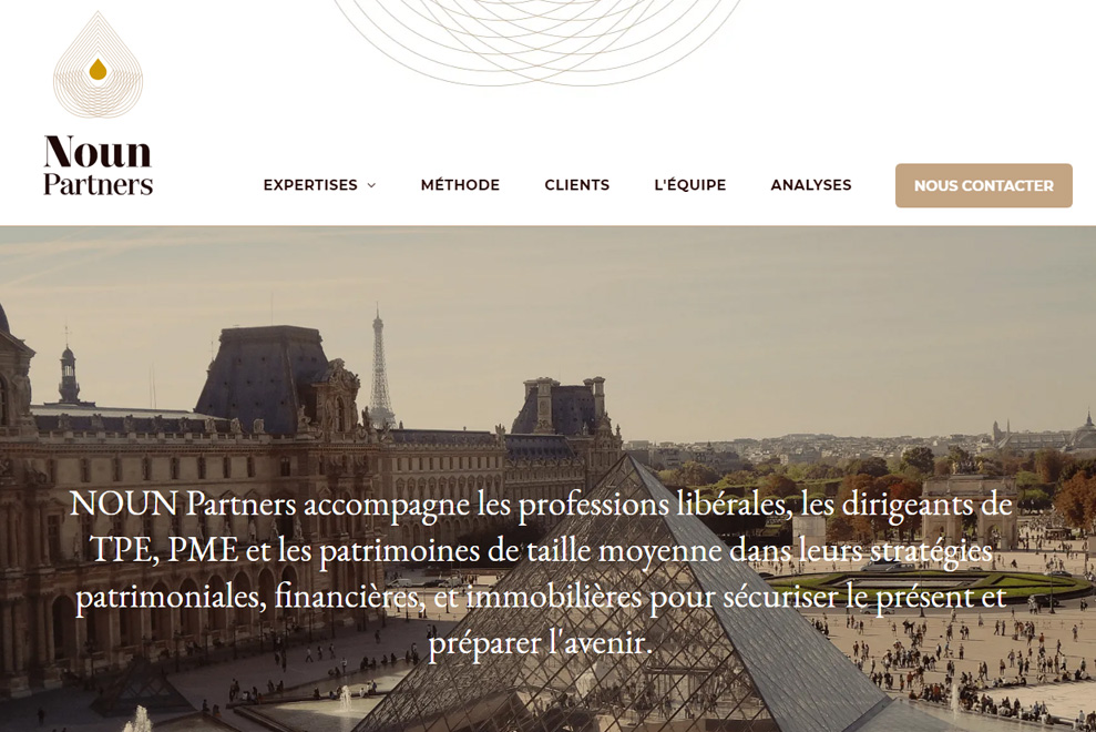 NOUN Partners, conseiller en stratégie patrimoniale, financière et immobilière