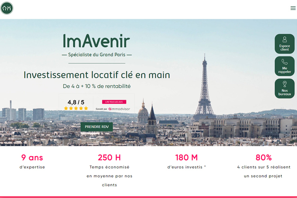 ImAvenir, l’investissement locatif clé en main de A à Z en Ile de France
