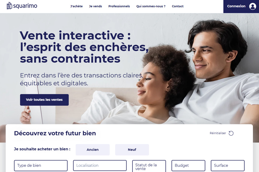 Squarimo, la vente immobilière interactive qui dynamise les transactions